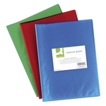 Q-Connect Sichtbuch - 20 H&uuml;llen, PP transluzent, 250 mym, gr&uuml;n