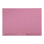 Elba vertic® Beschriftungsschild für Registratur, 58 x 18 mm, rot, 50 Stück