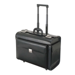 Alassio® Pilotenkoffer SILVANA - Echtleder