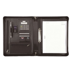 Alassio® Ringbuchmappe CARPO - A4, Echtleder, schwarz