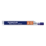 Staedtler® Feinmine Mars® micro carbon 250 - 0,9 mm, B, schwarz, 12 Minen