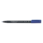 Staedtler® Feinschreiber Universalstift Lumocolor permanent, F, blau