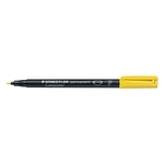 Staedtler® Feinschreiber Universalstift Lumocolor permanent, F, gelb