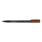 Staedtler® Feinschreiber Universalstift Lumocolor permanent, F, braun