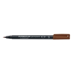 Staedtler® Feinschreiber Universalstift Lumocolor permanent, S braun