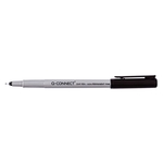 Q-Connect Faserschreiber, non-permanent, ca. 0,5 mm (F), schwarz