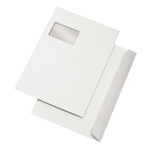 mayer-network Versandtaschen C4, mit Fenster, haftklebend, 100 g/qm, weiß, 500 Stück