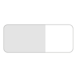 Kabelprüfplakette neutral 50 x 20 mm aus selbstklebender Folie 5 Stück/Bogen