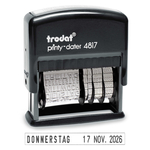 trodat® Printy 4817/B- Datumsstempel mit Wochentagen 45 x 3,8 mm