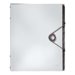 Leitz 4570 Ordnungsmappe Solid - 12 Fächer, PP, weiß