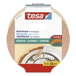 Tesa® Papier-Klebeband Maler-Krepp für Rundungen, 25 m x 38 mm, beige