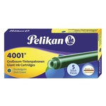 Pelikan Tintenpatrone 4001® GTP/5 - dunkelgrün, 5 Patronen