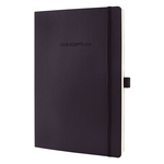 Sigel Modisch Notizbuch CONCEPTUM® - ca. A4, liniert, 194 Seiten, schwarz, Softcover
