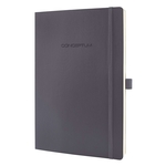 Sigel Modisch Notizbuch CONCEPTUM® - ca. A4, liniert, 194 Seiten, dark grey, Softcover