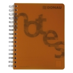 DONAU Collegeblock PP Cover - A5, kariert, orange