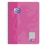 OXFORD Collegeblock Touch - B5, 80 Blatt, 90 g/qm, kariert, rosa