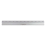 Q-CONNECT Lineal Alu - 30 cm, silber