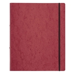 Pagna® Ringbuch Pressspan - A4, 2-Ring, Ring-Ø 16mm, Gummizug, rot