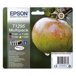 Epson Inkjet-Druckerpatronen schwarz, cyan, magenta, yellow, 1x580, 3x470 Seiten , C13T12954012