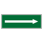 Rettungszeichen Richtungspfeil