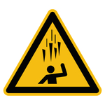 Warnzeichen "Warnung vor herabfallenden Eiszapfen" DIN EN ISO 7010-W039