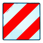 Parkwarntafel Stahlblech starr mit Kantenschutz 423 x 423 mm