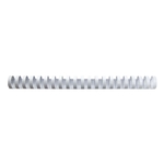 GBC Spiralbinderücken Plastik - A4, 16 mm/145 Blatt, weiß, 100 Stück
