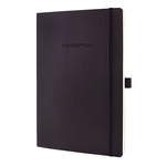 Sigel® Modisch Notizbuch CONCEPTUM® - ca. A4, punktkariert, 194 Seiten, schwarz, Softcover CO308