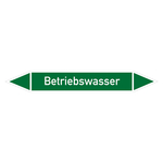 Rohrleitungskennzeichen Betriebswasser Folie selbstklebend 15 x 100 mm
