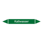 Rohrleitungskennzeichen Kaltwasser Folie selbstklebend 15 x 100 mm