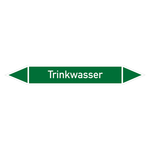Rohrleitungskennzeichen Trinkwasser Folie selbstklebend 37 x 270 mm