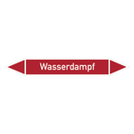 Rohrleitungskennzeichen Wasserdampf