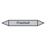 Rohrleitungskennzeichen Frischluft