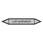 Rohrleitungskennzeichen Luft synthetisch