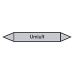 Rohrleitungskennzeichen Umluft