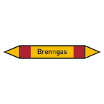 Rohrleitungskennzeichen Brenngas