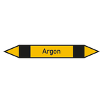 Rohrleitungskennzeichen Argon