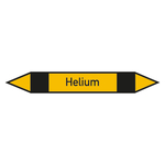 Rohrleitungskennzeichen Helium