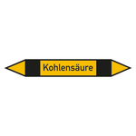 Rohrleitungskennzeichen Kohlensäure