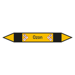 Rohrleitungskennzeichen Ozon