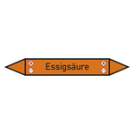 Rohrleitungskennzeichen Essigsäure