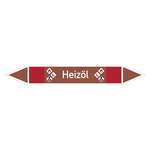 Rohrleitungskennzeichen Heizöl