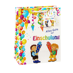 TSI 12er Pack Geschenktüte mittel ca. 18 x 10 x 23 cm EINSCHULUNG