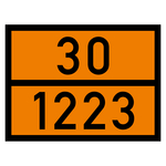 Warntafel 30 1223, orange, 400 x 300 mm in verschiedenen Materialien