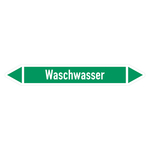 Rohrleitungskennzeichen Waschwasser