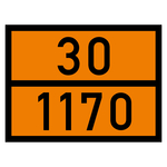 Warntafel 30 1170, orange, 400 x 300 mm in verschiedenen Materialien
