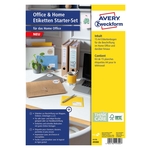Avery Zweckform® 49300 Home Office Etiketten Starter-Set - 189 Etiketten, sortiert
