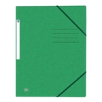 OXFORD Eckspannermappe TOPFILE+ - A4, Rückenschild, Karton, grün