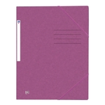 OXFORD Eckspannermappe TOPFILE+ - A4, Rückenschild, Karton, violett