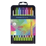 Schneider Fineliner Line-Up - 0,4 mm,  8 Stück, sortiert